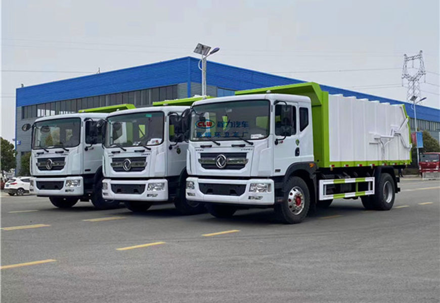 東風(fēng)多利卡D9對(duì)接式垃圾車 國(guó)六